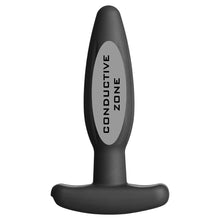 Load image into Gallery viewer, ElectraStim Silicone Noir Rocker Butt Plug - Small - Angelsandsinners