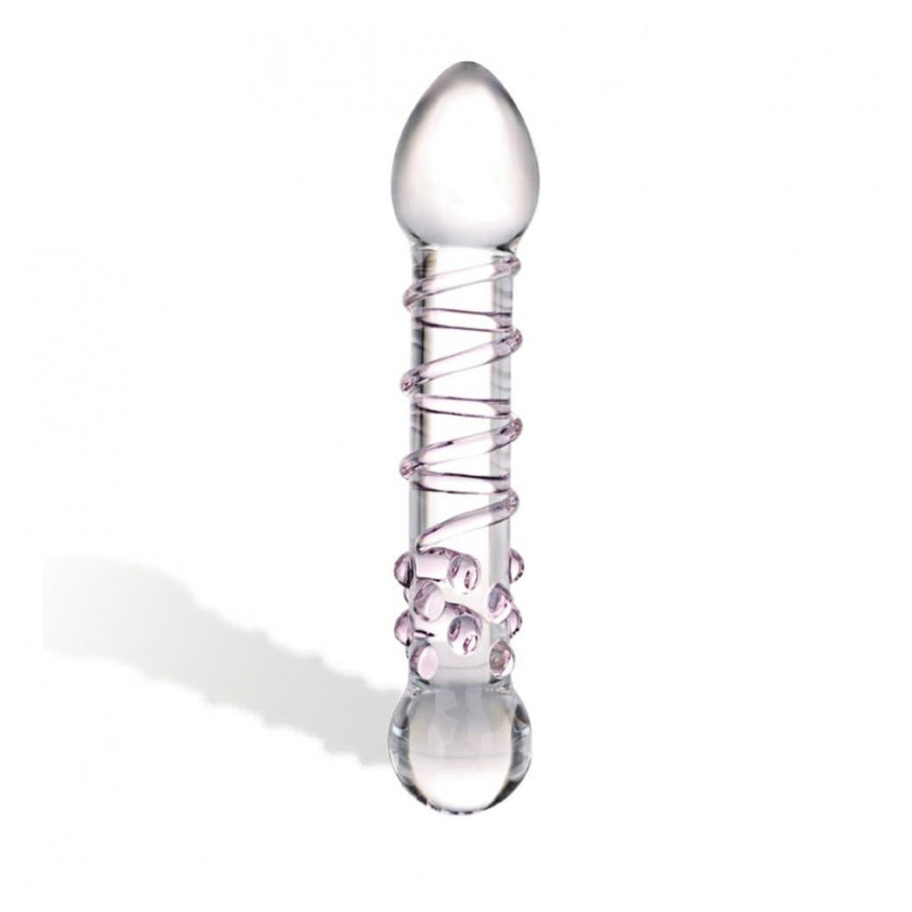 Glas Spiral Staircase 9.4 Inch Full Tip Dildo - Angelsandsinners