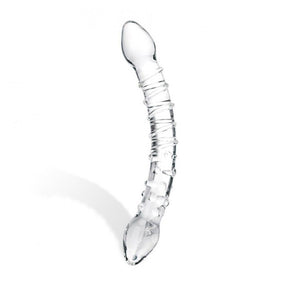 Glas Double Trouble 11.5 Inch Dildo - Angelsandsinners