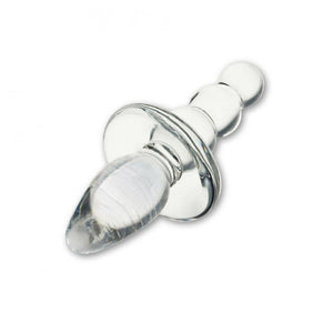 Glas Titus 6.6 Inch Beaded Anal Plug - Angelsandsinners