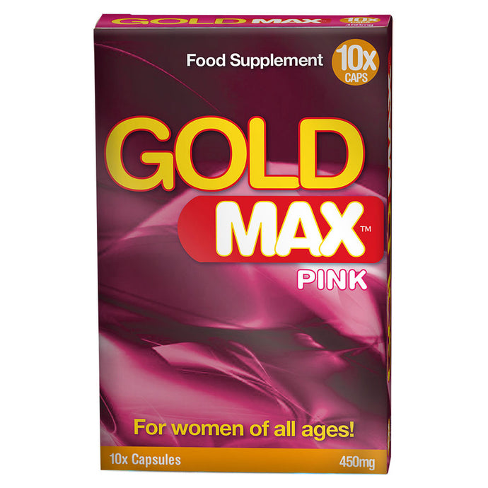 GoldMAX Libido Supplement 10 Pack For Women No Colour 450mg - Angelsandsinners