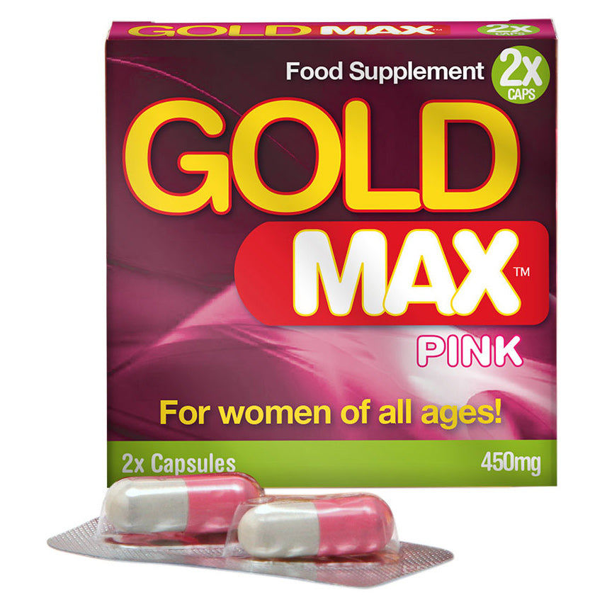 GoldMAX Libido Supplement 2 Pack For Women Pink 450mg - Angelsandsinners