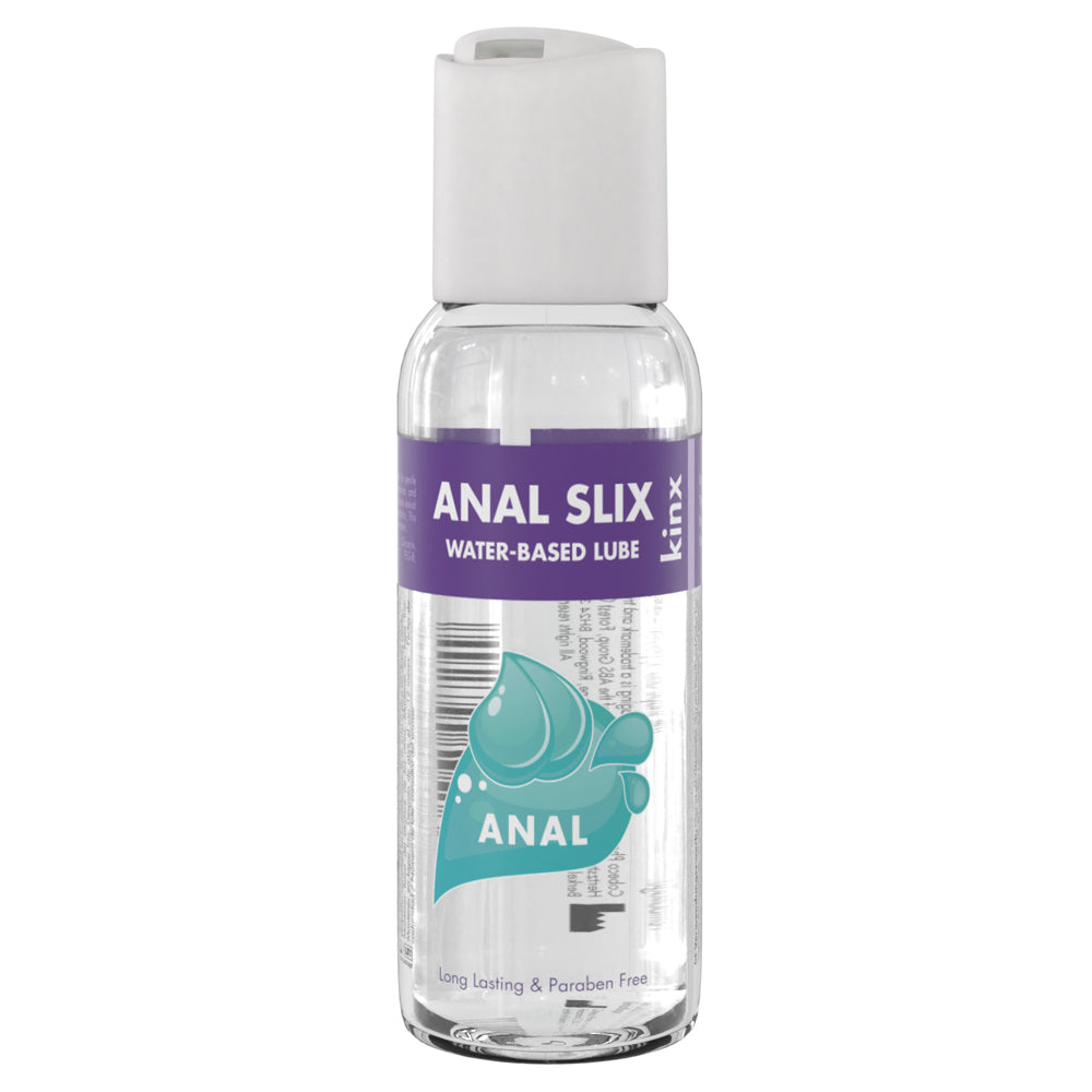 Kinx Anal Slix Water-Based Lubricant Transparent 50ml - Angelsandsinners