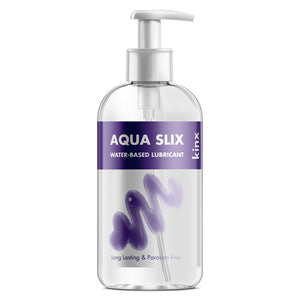 Kinx Aqua Slix Water-based Lubricant Transparent 250ml - Angelsandsinners