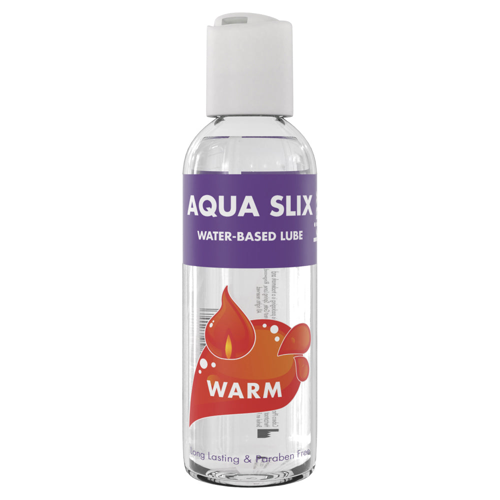 Kinx Aqua Slix Warming Water-Based Lubricant Transparent 100ml - Angelsandsinners