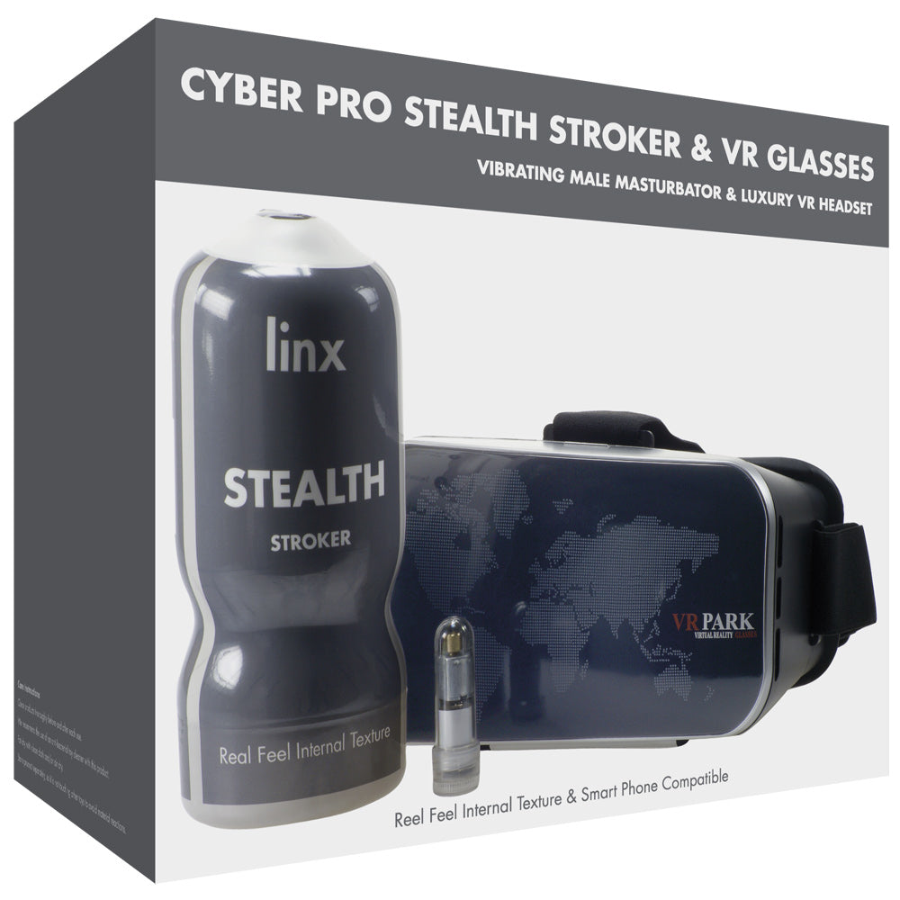 Linx Cyber Pro Stealth Stroker & Vr Headset Transparent OS - Angelsandsinners