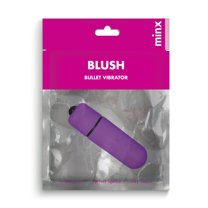 Minx Blush Single Speed Mini Vibrator Purple - Angelsandsinners