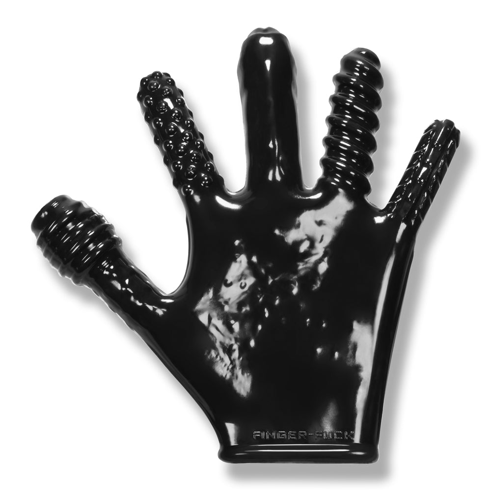 Oxballs Finger Fuck Glove Black Os - Angelsandsinners
