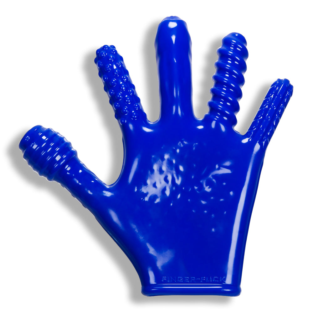 Oxballs Finger Fuck Glove Blue Os - Angelsandsinners