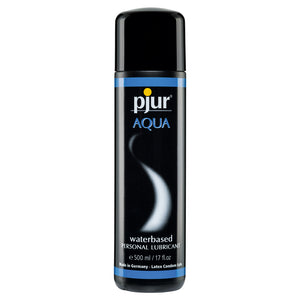 Pjur Aqua Waterbased Lubricant Transparent 500Ml - Angelsandsinners
