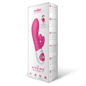 The Rabbit Company Kissing Rabbit Hot Pink - Angelsandsinners