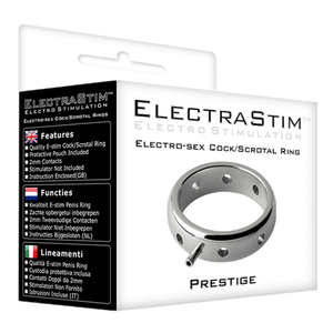 ElectraStim Prestige Metal Electro Cock Ring (Multiple Sizes) - Angelsandsinners