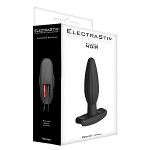 ElectraStim Silicone Noir Rocker Butt Plug - Small - Angelsandsinners